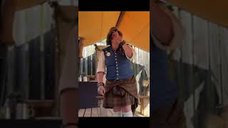 A clip from quotIain the Blacksmithquot at the Carolina Renaissance Festival storytelling legends [upl. by Aneleiram]