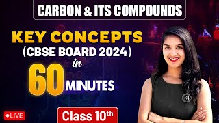 CBSE Class 10 Chemistry Chapter 4  Chemistry Carbon amp Its Compounds Key Concepts  By Anjali Mam [upl. by Attirehs545]