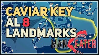 All Caviar Key Landmarks Maneater [upl. by Airaet992]