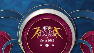 LIVE  AFC Annual Awards Doha 2022 [upl. by Hyacintha922]