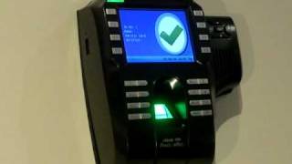 Fingertec Fingerprint Time Clock iKiosk 100 [upl. by Lavine]