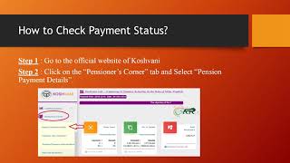 Koshvani Check Pension Payment Status Uttar Pradesh UP [upl. by Ixel472]