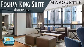 Foshay King Suite Presidential  Marquette Hotel Minneapolis [upl. by Vernor]