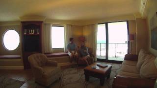 Room Tour Ambassador Suite  Hilton Sandestin Beachside Report with the HTeam 06022011 [upl. by Esorlatsyrc]