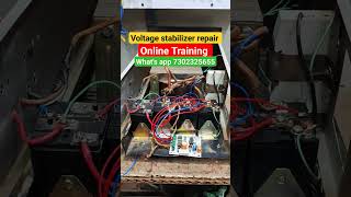 ShortVoltage stabilizer repair online training centreOnline class [upl. by Ardrey]