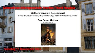 Gottesdienst Yverdon 10 Novemebr 2024 [upl. by Prent419]