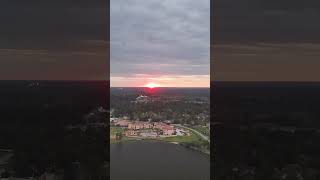 Lake Conroe  HoustonTexas  Sunset  Aerial View of Lake Conroe’s Sunset [upl. by Yer707]