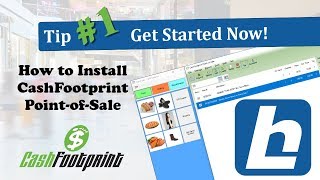 How to Install CashFootprint Retail PointofSale Software System Works on Windows 10 [upl. by Ynabla861]