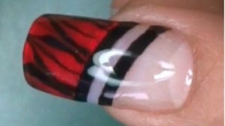 uñas pintadas a mano con listones negros [upl. by Ingham939]