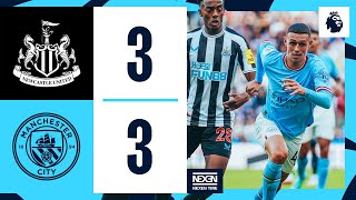 HIGHLIGHTS  Newcastle 33 Man City  Gundogan Haaland amp Bernardo goals  Premier League [upl. by Aracot725]