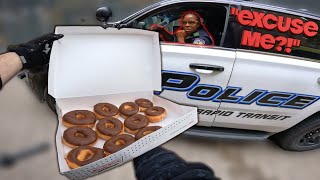 Bribing COPS in Traffic with DONUTS [upl. by Litsyrk]