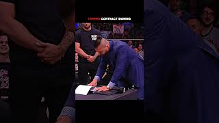 Normal Vs Legends Contract Signing 🔥 Edit wwe aew shorts [upl. by Neeron]