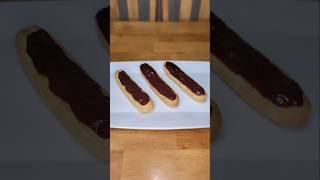 Éclairs Recipe in Description baking viral [upl. by Gabie113]