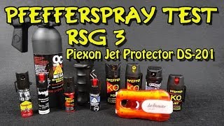 quotDER GROßE PFEFFERSPRAY  TEST PFEFFER MIT 63ml SPRÜHMENGE  Jet Protectorquot [upl. by Durwood]