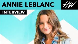 Annie LeBlanc Tells Us Never Before Told Asher Angel Chemistry Music Video Stories  Hollywire [upl. by Wivestad]