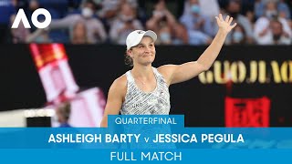 Ashleigh Barty v Jessica Pegula Full Match QF  Australian Open 2022 [upl. by Nuy]