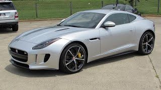 2015 Jaguar FType R Coupe Start Up Exhaust Test Drive and In Depth Review [upl. by Dyann]