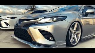 Here’s a clip of a Bagged Toyota Camry V6 XSE silver AIRLIFT SUSPENSION [upl. by Thaddeus]