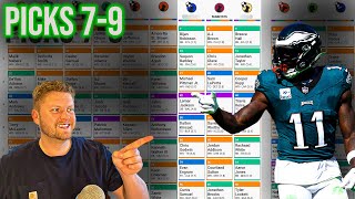 The Best 2024 Fantasy Football Draft Strategy Picks 7 8 amp 9 [upl. by Wojak399]