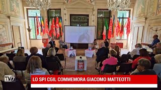 Lo Spi Cgil commemora Giacomo Matteotti [upl. by Amitaf762]