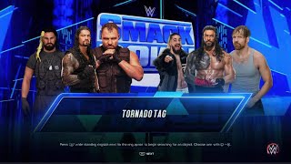 WWE 2K23  The Shield 13 vs The Shield 24  SmackDown [upl. by Ardnaeel]