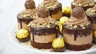 Ferrero Rocher Mini Cakes [upl. by Kennett]