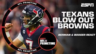 Browns vs Texans Recap Houston got more amp more impressive Berman  NFL Primetime [upl. by Analra808]