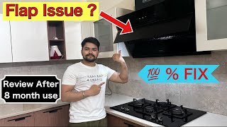 Hindware Skyla 90 cm Chimney Review  chimney Flap काम नहीं कर रहा है  Review After 8 Month use [upl. by Ydissac101]