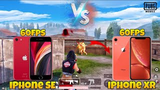 iPhone SE 2020 vs iPhone XR😍  iOS 1751🔥  4 Finger Claw  PUBG Mobile [upl. by Naol]