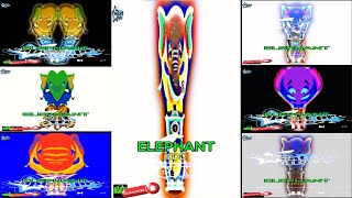 HICORY DICORY DUCK elephant CRASH PARTY 7 layer part 1 hdd effect kids [upl. by Blaine]