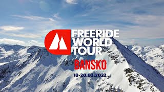 Bansko Freeride 2022 Freeride World Qualifier 3 Freeride World TourBansko Bulgaria [upl. by Enelam]