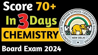 How To Prepare Chemistry In 3 Days  ICSE Class 10 Chemistry Most Scoring Chapters MathAxis [upl. by Etteoj]