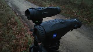 Zeiss DTI 335 vs Pulsar Helion 2 XQ38F  a quick comparison of thermal imaging scopes for hunting [upl. by Eet]