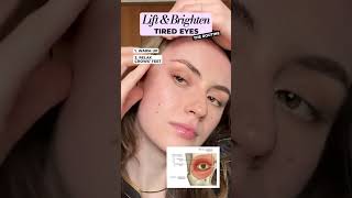 Simple Eye Lift Massage Routine in 19 seconds shorts beautytips [upl. by Jabe]