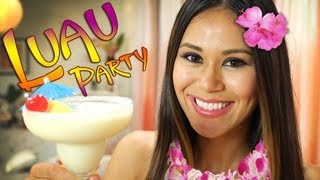 How to Throw a Lovely Luau  Tropical Party Ideas  Theme My Party [upl. by Lynad]