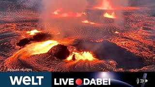 HAWAII Spektakulär Vulkan Kilauea spukt erneut Feuer und Lava  JETZT LIVE DABEI [upl. by Asenav394]