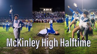 T4 Visuals  McKinley High Marching Band amp Pantherettes Halftime Senior Night 2024 [upl. by Boser190]