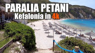 Kefalonia Greece  Paralia Petani  Beach Paradise on the West Coast [upl. by Yerac502]