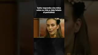 Sasha Sokol responde a mitos sobre su vida ¡y periodista queda helado [upl. by Hcaz351]