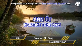 Karaoke Con Út  Tone Nam Dm  Lâm Hoài Phong  Nhà có mấy người con có anh có chị đàng hoàng [upl. by Christophe454]