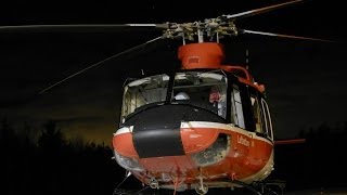 Bell 412 Rescue Helicopter ITH Christoph Thüringen Startup [upl. by Grantley461]