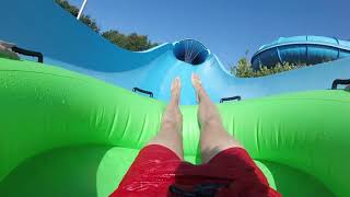 Backwords on the Vandslangen water slide at Fårup Sommerland [upl. by Joya]