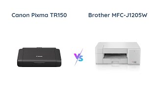 Canon Pixma TR150 vs Brother MFCJ1205W Which is the Better Portable Printer [upl. by Bendicty704]