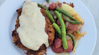 Cooking with Tim Chicken Fried Steak [upl. by Nailil289]