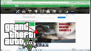 How to Install Realistic Weapons Sounds 55 GTA 5 MODS [upl. by Rubens633]