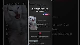 Katowice 2014 stickers on default weapons in CS2 🥲 cs2 csgo counterstrike [upl. by Dressler799]