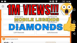 How To Buy Diamonds In Coda Shop Via Globe Load For Giveaway  Mobile Legends Dias [upl. by Hannibal980]