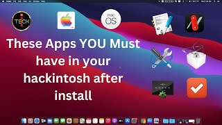 These Apps YOU Must have in your hackintosh after install♥️🥰👍 [upl. by Blake834]