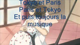 Tokyo et Paris with lyrics  Nodame Cantabile [upl. by Lertnahs33]