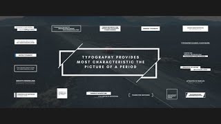 Dynamic Minimalism Animated Titles for Premiere Pro  videohive [upl. by Siulegroj]